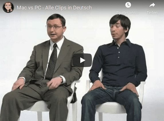 Apple VS MAC Video